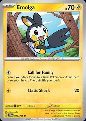 Carta Emolga (Master Ball Pattern)