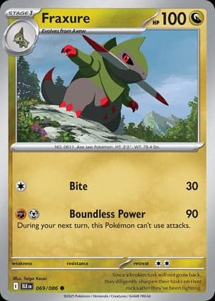 Carta Fraxure (Poke Ball Pattern)