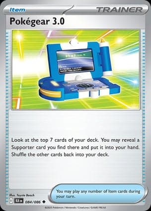 Carta Pokégear 3.0Pokegear 3.0