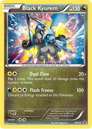 Carta Kyurem Preto