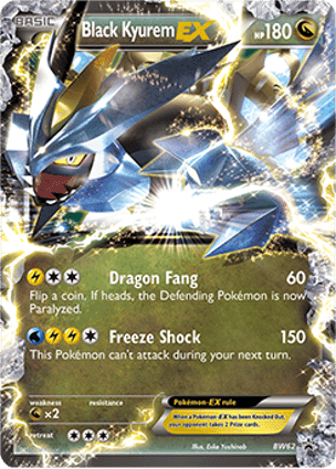 Carta Black Kyurem-EX