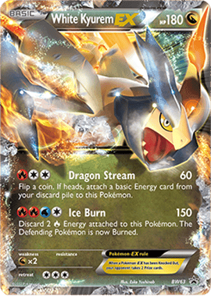 Carta White Kyurem White Kyurem-EX