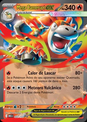 Carta Mega Camerupt ex