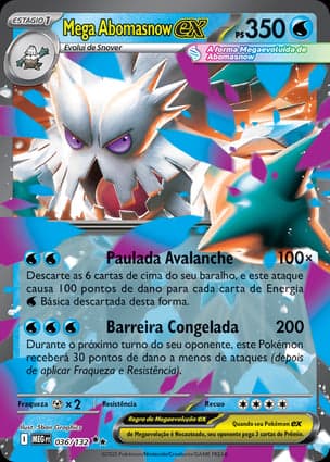 Carta Mega Abomasnow ex