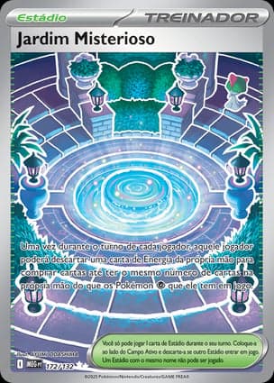 Carta Jardim Misterioso Mystery Garden - 172/132
