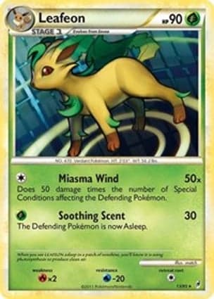 Carta Leafeon