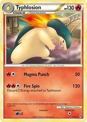 Carta Typhlosion