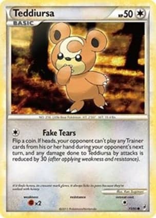 Carta Teddiursa