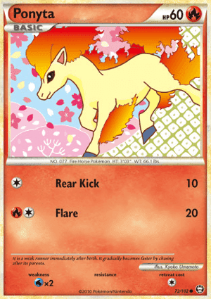 Carta Ponyta