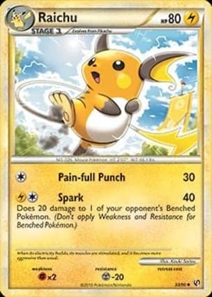 Carta Raichu