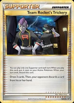 Carta Team Rocket's Trickery