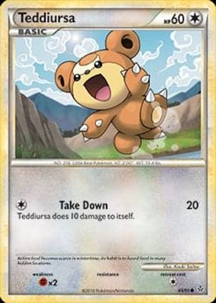Carta Teddiursa