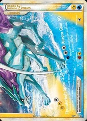 Carta Raikou & Suicune LEGENDRaikou & Suicune Legend (Bottom)