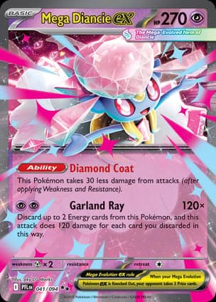 Carta Mega Diancie ex