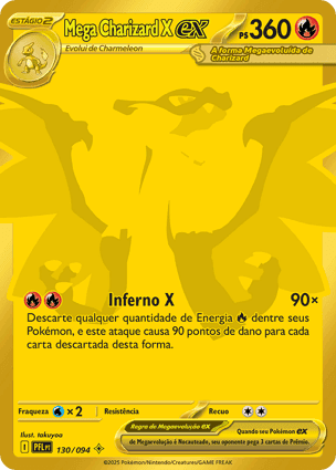 Carta Mega Charizard X ex