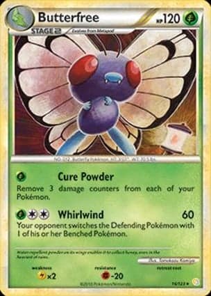 Carta Butterfree