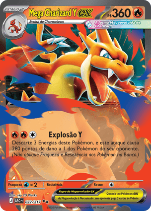 Carta Mega Charizard Y ex