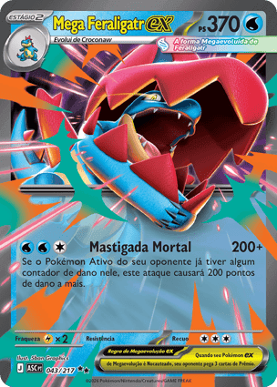 Carta Mega Feraligatr ex