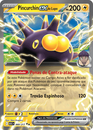 Carta Pincurchin ex do LupoHop's Pincurchin ex
