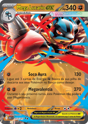 Carta Mega Lucario ex