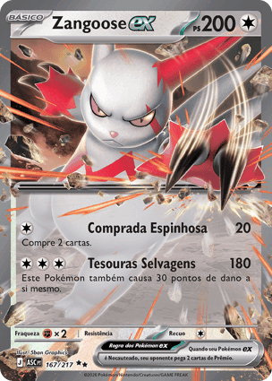Carta Zangoose ex