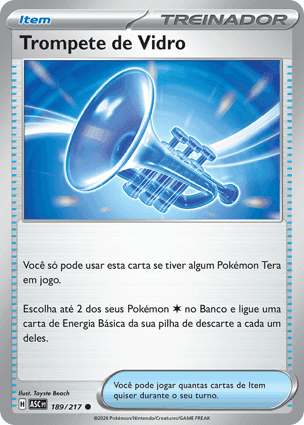 Carta Trompete de VidroGlass Trumpet