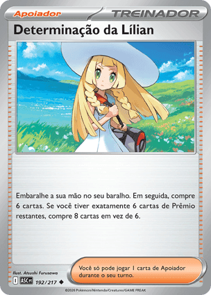 Carta Determinação da LílianLillie's Determination