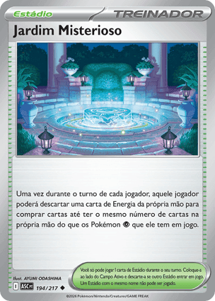 Carta Jardim MisteriosoMystery Garden