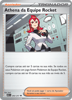 Carta Athena da Equipe RocketTeam Rocket's Ariana