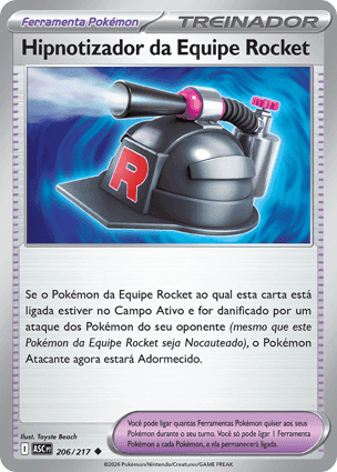 Carta Hipnotizador da Equipe RocketTeam Rocket's Hypnotizer