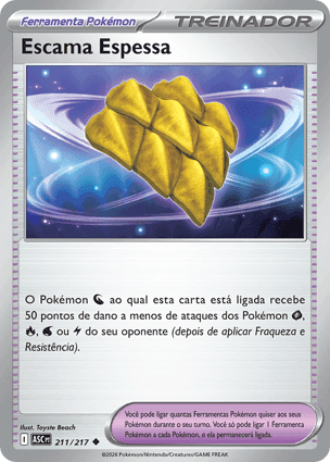 Carta Escama EspessaThick Scale