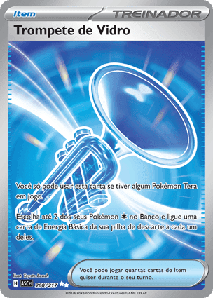 Carta Trompete de VidroGlass Trumpet