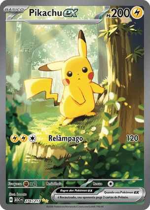 Carta Pikachu ex