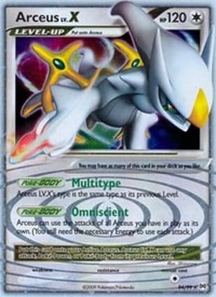 Carta Arceus LV.X
