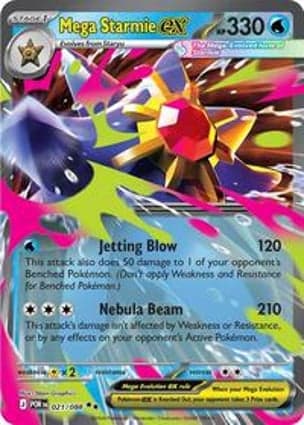 Carta Mega Starmie ex - 021/088
