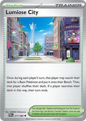 Carta Lumiose City - 077/088