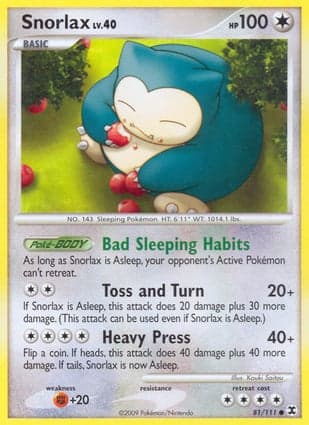 Carta Snorlax