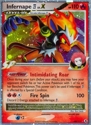 Carta Infernape 4 LV.X