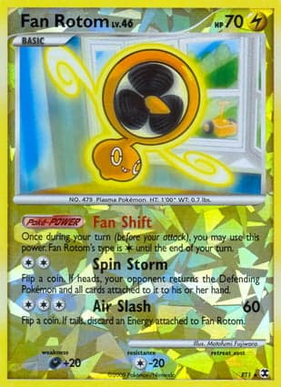 Carta Rotom Ventilador