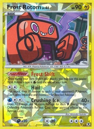 Carta Rotom Congelante Frost Rotom