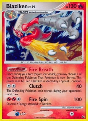 Carta Blaziken