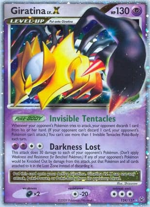 Carta Giratina LV.X