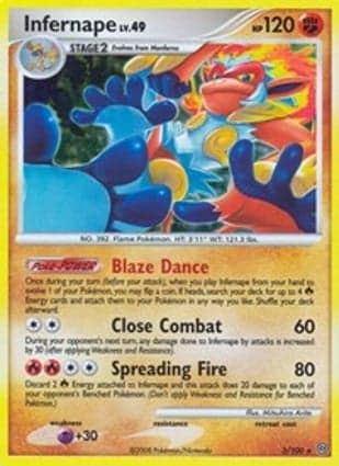 Carta infernape