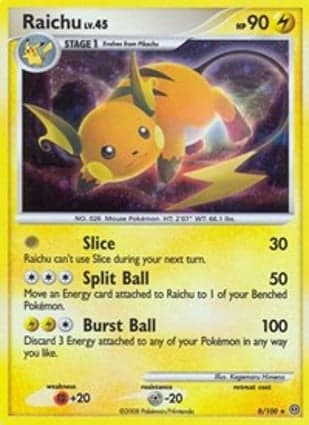 Carta Raichu