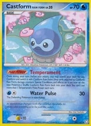 Carta Castform Rain Form