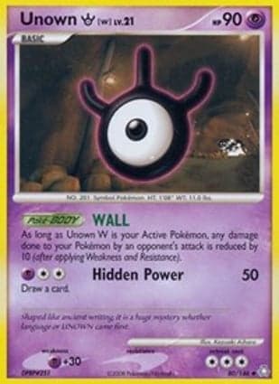 Carta Unown (W)