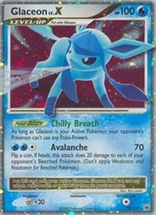 Carta Glaceon LGlaceon LV.X
