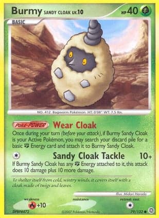 Carta Burmy Casca de Areia