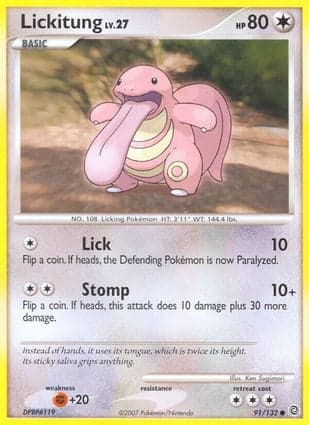 Carta Lickitung