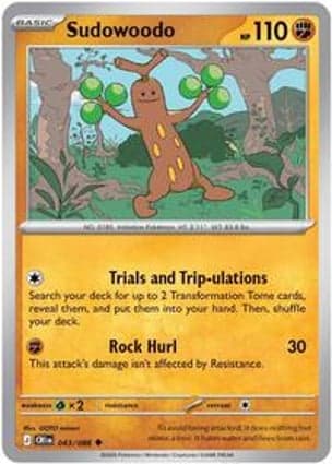 Carta Sudowoodo